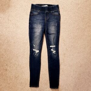 Old Navy Rockstar Jeggings Distressed Jeans 0 XS